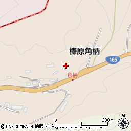 奈良県宇陀市榛原角柄周辺の地図