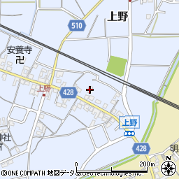 三重県多気郡明和町上野799周辺の地図