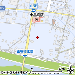 広島県福山市駅家町上山守93周辺の地図