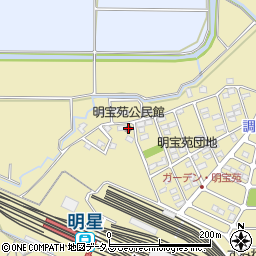 明宝苑公民館周辺の地図