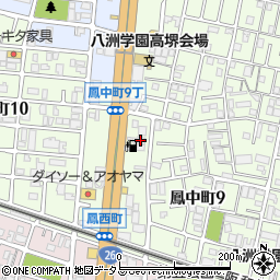 フジパレス堺鳳中５番館周辺の地図