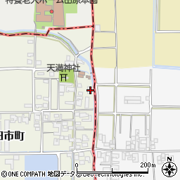 奈良県橿原市太田市町258周辺の地図