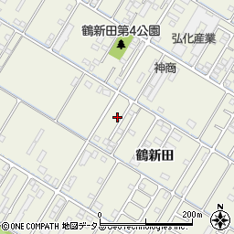 岡山県倉敷市連島町鶴新田2358-8周辺の地図
