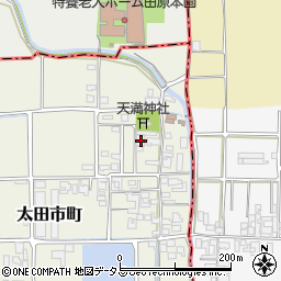 奈良県橿原市太田市町158周辺の地図