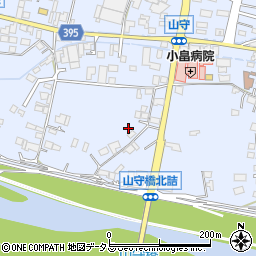 広島県福山市駅家町上山守134周辺の地図