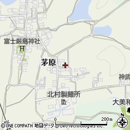 奈良県桜井市茅原294周辺の地図