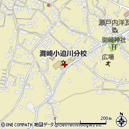 岡山市立灘崎小学校迫川分校周辺の地図