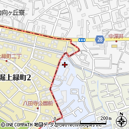 大阪府堺市中区堀上町230周辺の地図