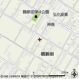 岡山県倉敷市連島町鶴新田2360-6周辺の地図