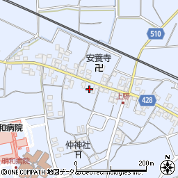三重県多気郡明和町上野380周辺の地図