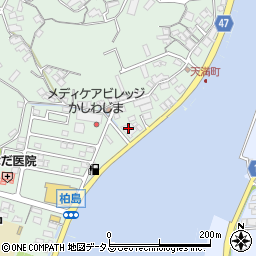 玉島魚市場周辺の地図