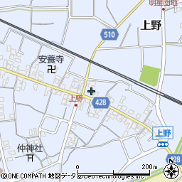 三重県多気郡明和町上野777周辺の地図