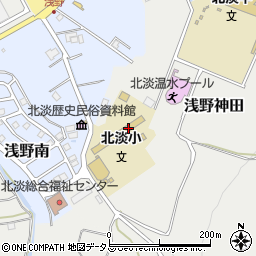 兵庫県淡路市浅野神田78周辺の地図