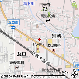 東京靴流通センター　香芝店周辺の地図