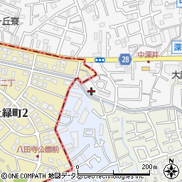 大阪府堺市中区深井中町1062-5周辺の地図