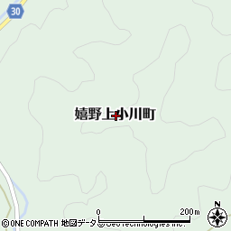 三重県松阪市嬉野上小川町周辺の地図