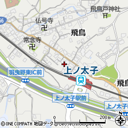 大阪府羽曳野市飛鳥800-3周辺の地図