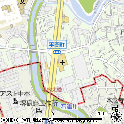 日産大阪クルーゼ堺周辺の地図