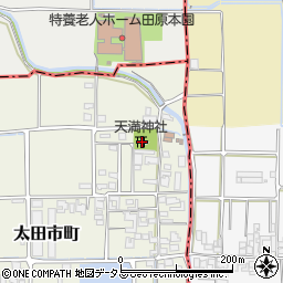 奈良県橿原市太田市町181周辺の地図