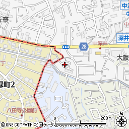 大阪府堺市中区深井中町1062周辺の地図