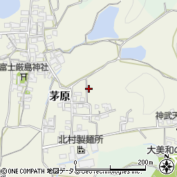 奈良県桜井市茅原296周辺の地図