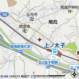 大阪府羽曳野市飛鳥800周辺の地図