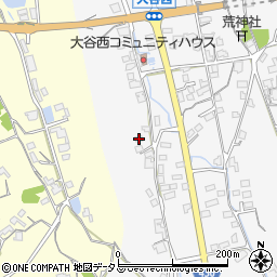 岡山県浅口市金光町大谷583周辺の地図