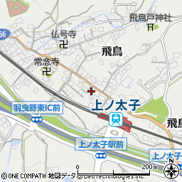 大阪府羽曳野市飛鳥805周辺の地図