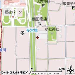 奈良県磯城郡田原本町多263周辺の地図