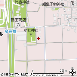 奈良県磯城郡田原本町多280-1周辺の地図