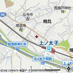 大阪府羽曳野市飛鳥800-5周辺の地図