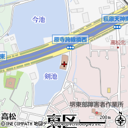 大阪府堺市東区日置荘原寺町138-1周辺の地図