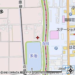 奈良県磯城郡田原本町多353周辺の地図