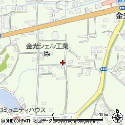 岡山県浅口市金光町佐方400周辺の地図