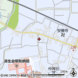 三重県多気郡明和町上野388周辺の地図