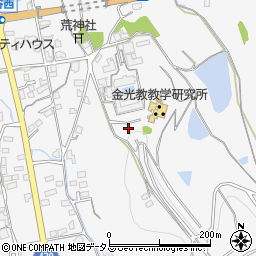 岡山県浅口市金光町大谷周辺の地図