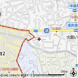 大阪府堺市中区深井中町1062-38周辺の地図