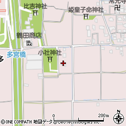 奈良県磯城郡田原本町多280-4周辺の地図