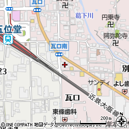 アート引越センター香芝支店周辺の地図