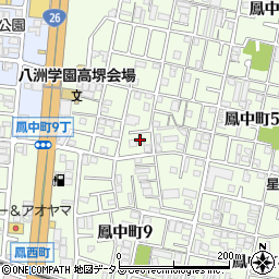 フジパレス堺鳳中１番館周辺の地図