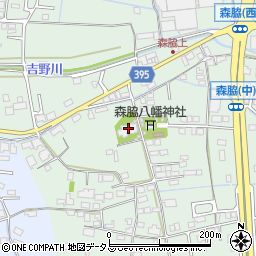 誓蓮寺周辺の地図