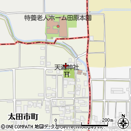 奈良県橿原市太田市町191周辺の地図