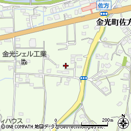 岡山県浅口市金光町佐方467周辺の地図