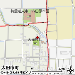 奈良県橿原市太田市町192周辺の地図