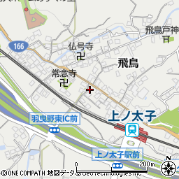 大阪府羽曳野市飛鳥796周辺の地図