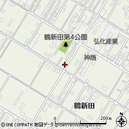 岡山県倉敷市連島町鶴新田2183-4周辺の地図