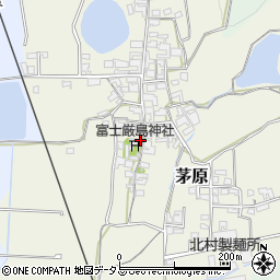 奈良県桜井市茅原582周辺の地図