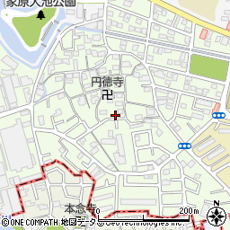 大阪府堺市西区平岡町周辺の地図
