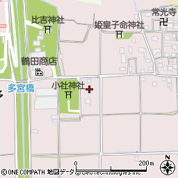 奈良県磯城郡田原本町多281-3周辺の地図
