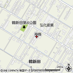 岡山県倉敷市連島町鶴新田2177周辺の地図